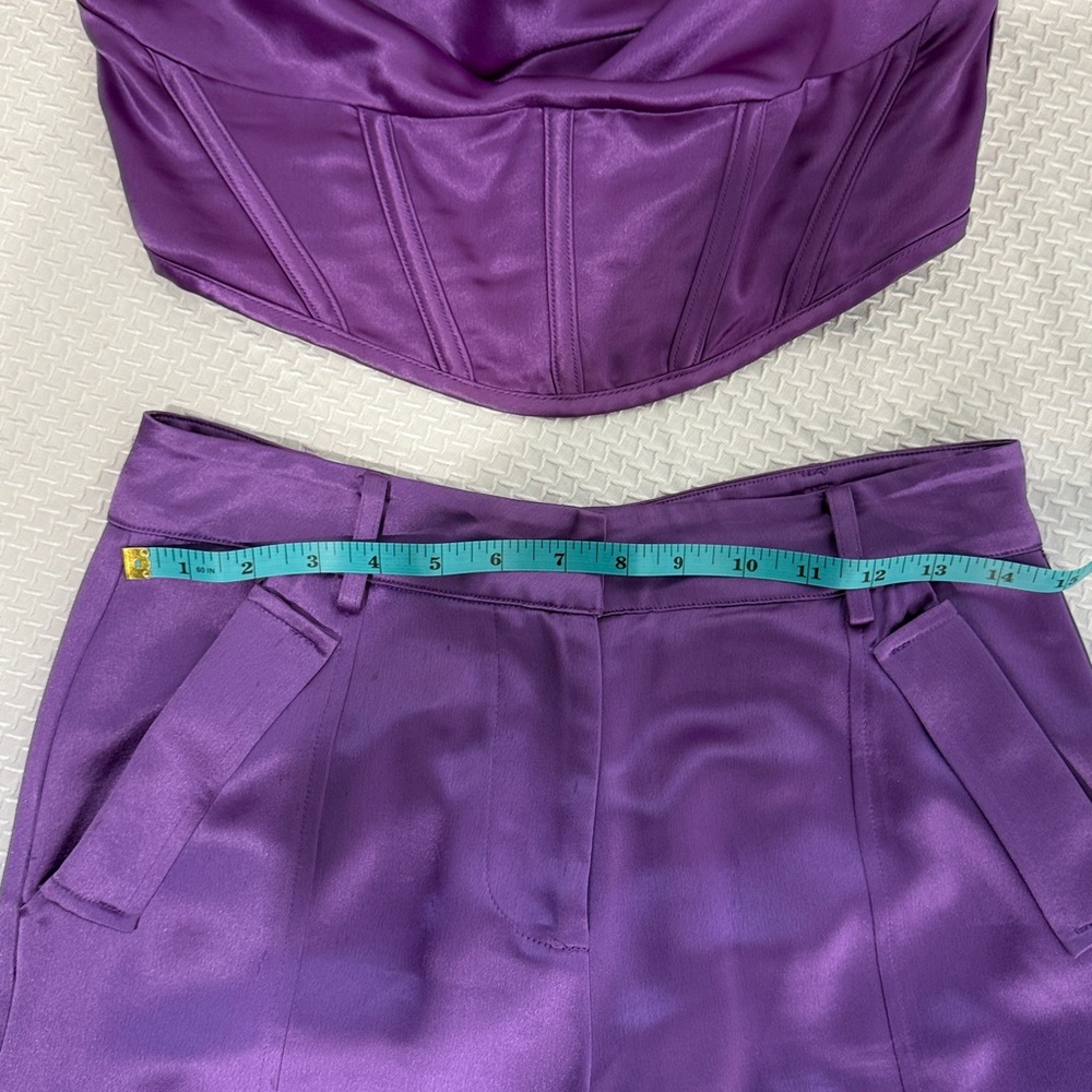 Purple Women's Cargo Pants - Picture 3 of 10